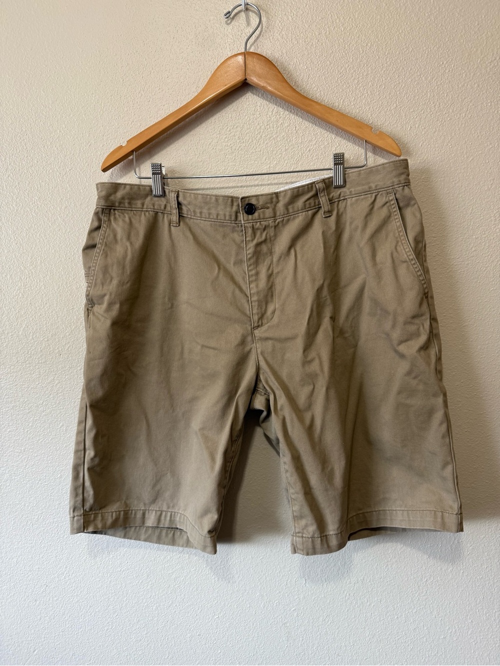 Dockers Khaki Flat-Front Men's Shorts